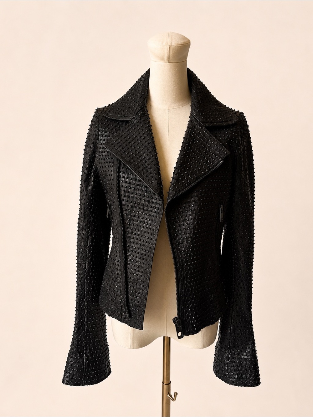 Rare 2010 Balenciaga Leather Moto Biker Jacket 40 Black Nicolas Ghesquière Era